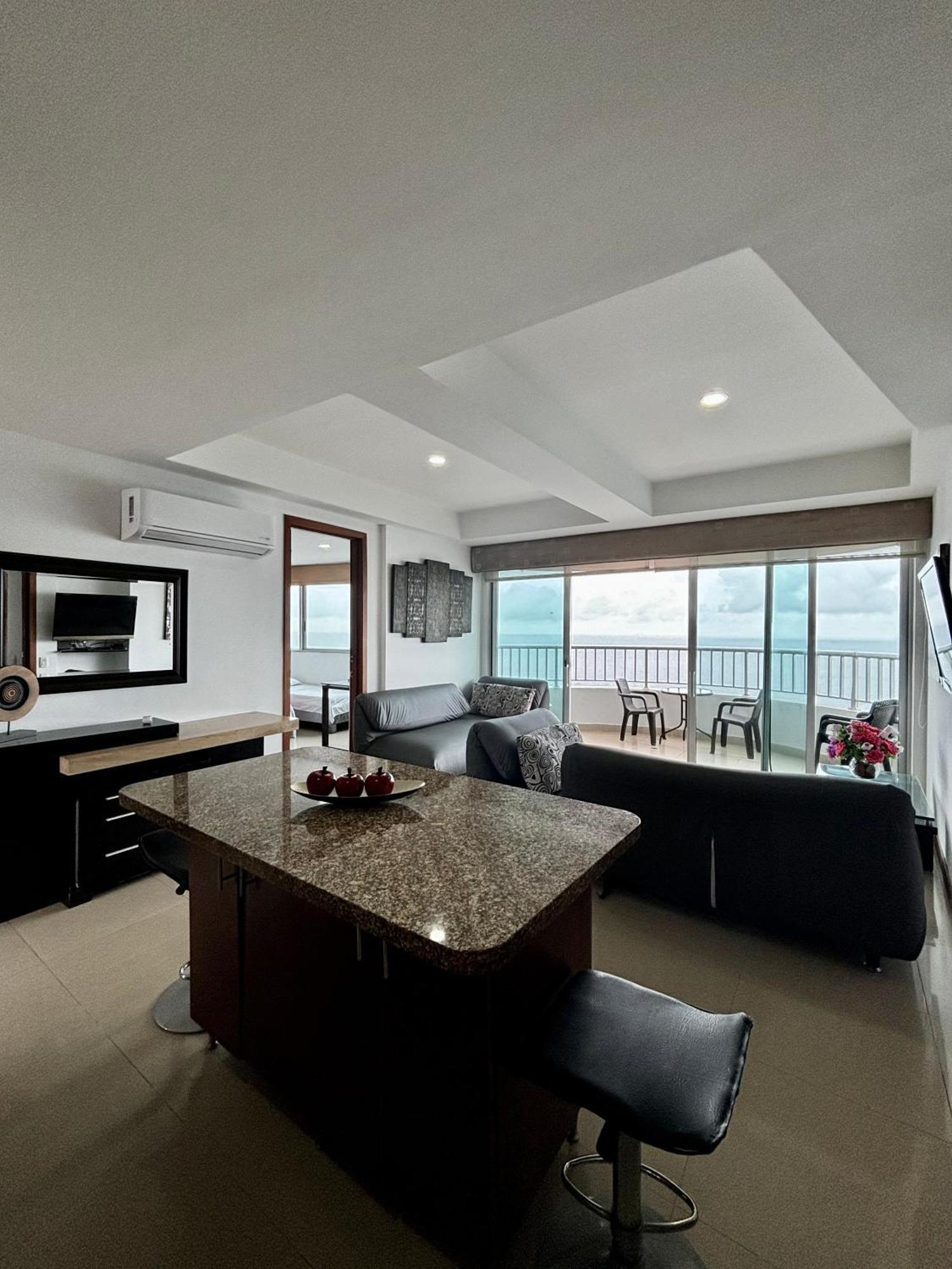 Paraiso En Bocagrande Con Vista Al Mar Cartagena المظهر الخارجي الصورة
